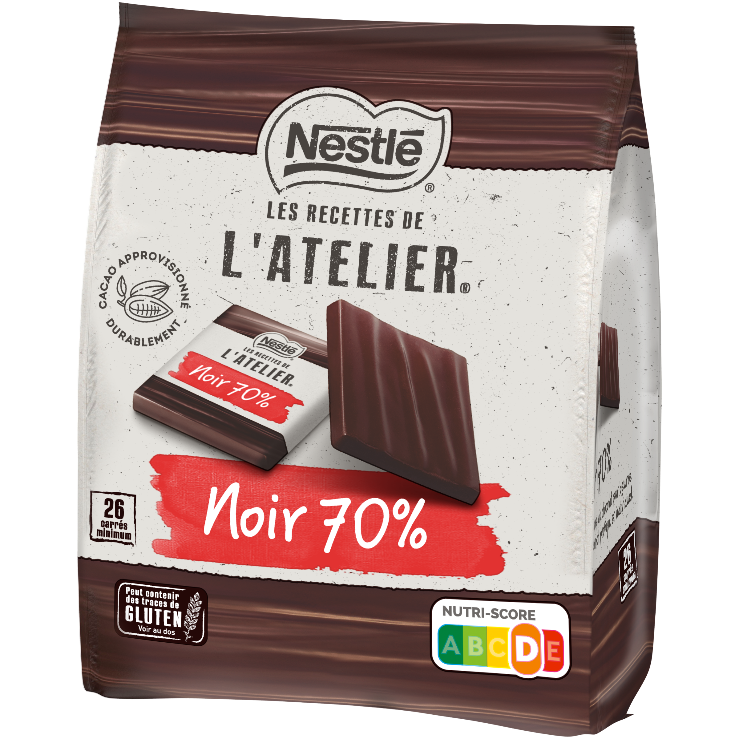 Nestlé L'Atelier Chocolat noir 70% Cacao 210g