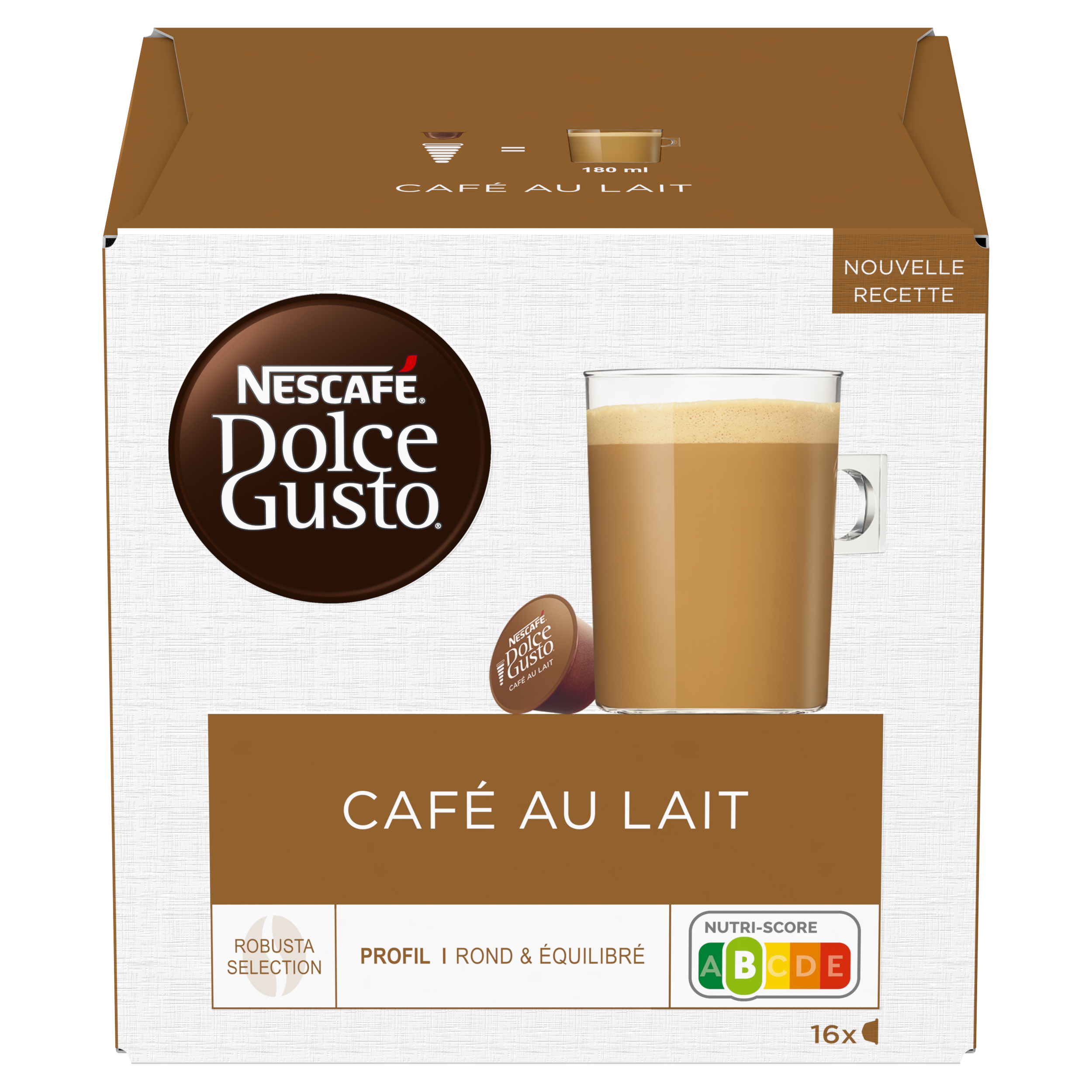 Boîte de 16 capsules café Dolce Gusto Chococino - Achat & prix