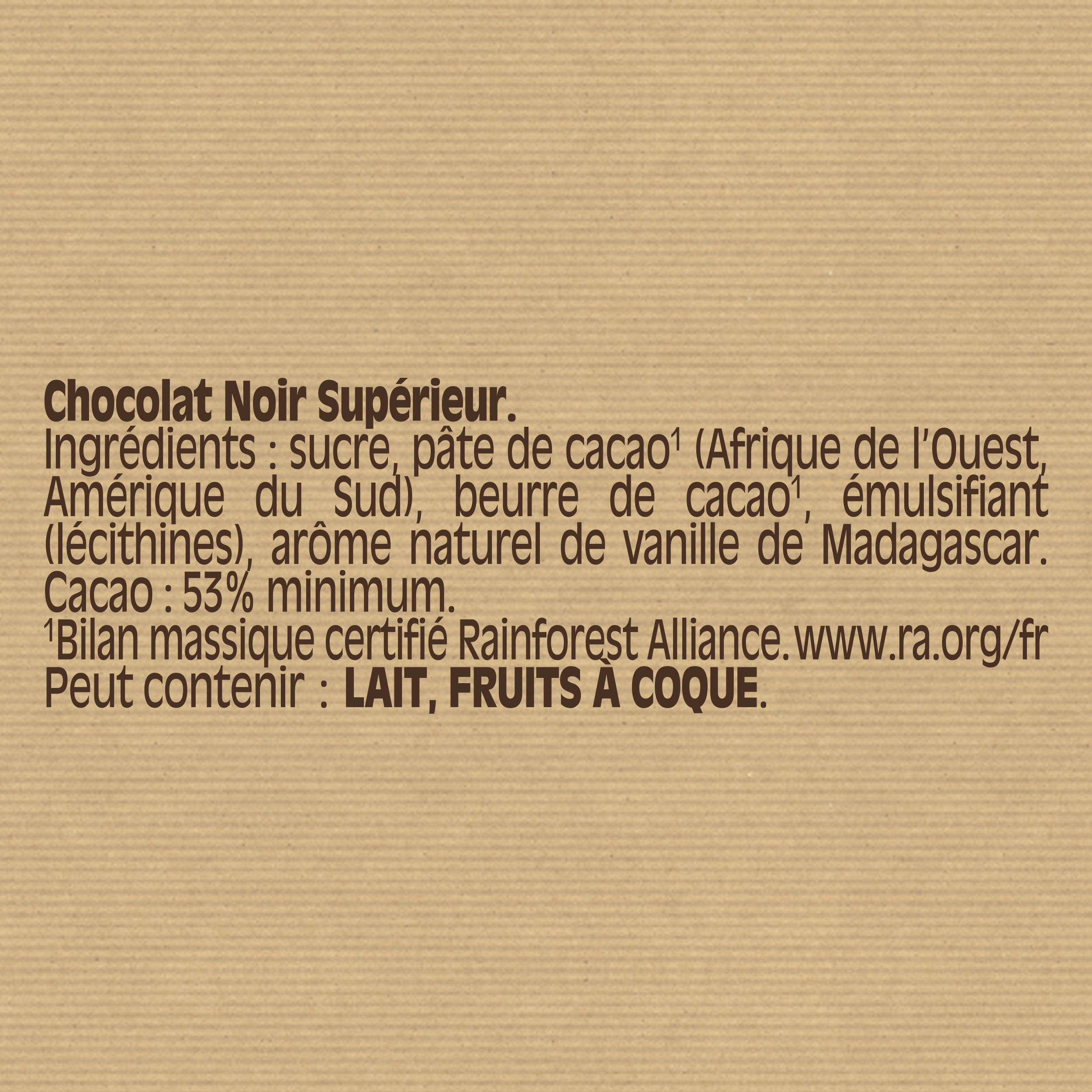 NESTLE : Dessert - Tablette de chocolat noir corsé pâtissier - chronodrive